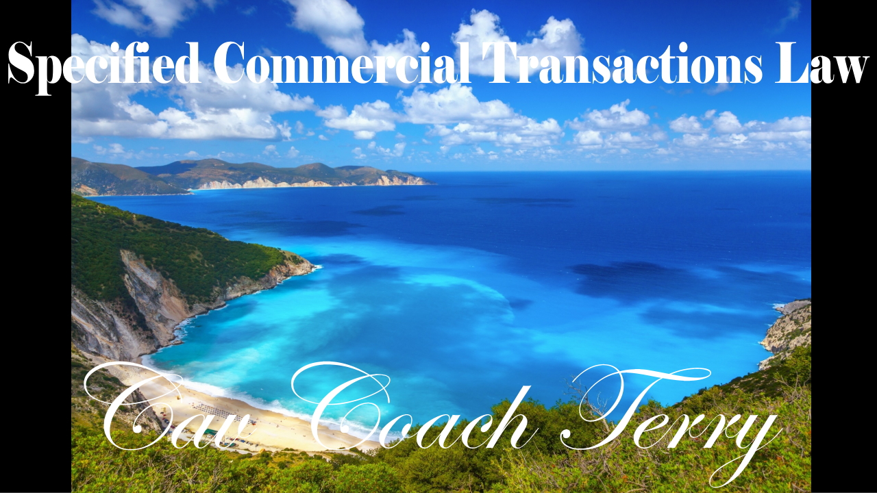 Specified Commercial Transactions Law
